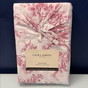 NWT Laura Ashley Cotton Floral Pillow Cases